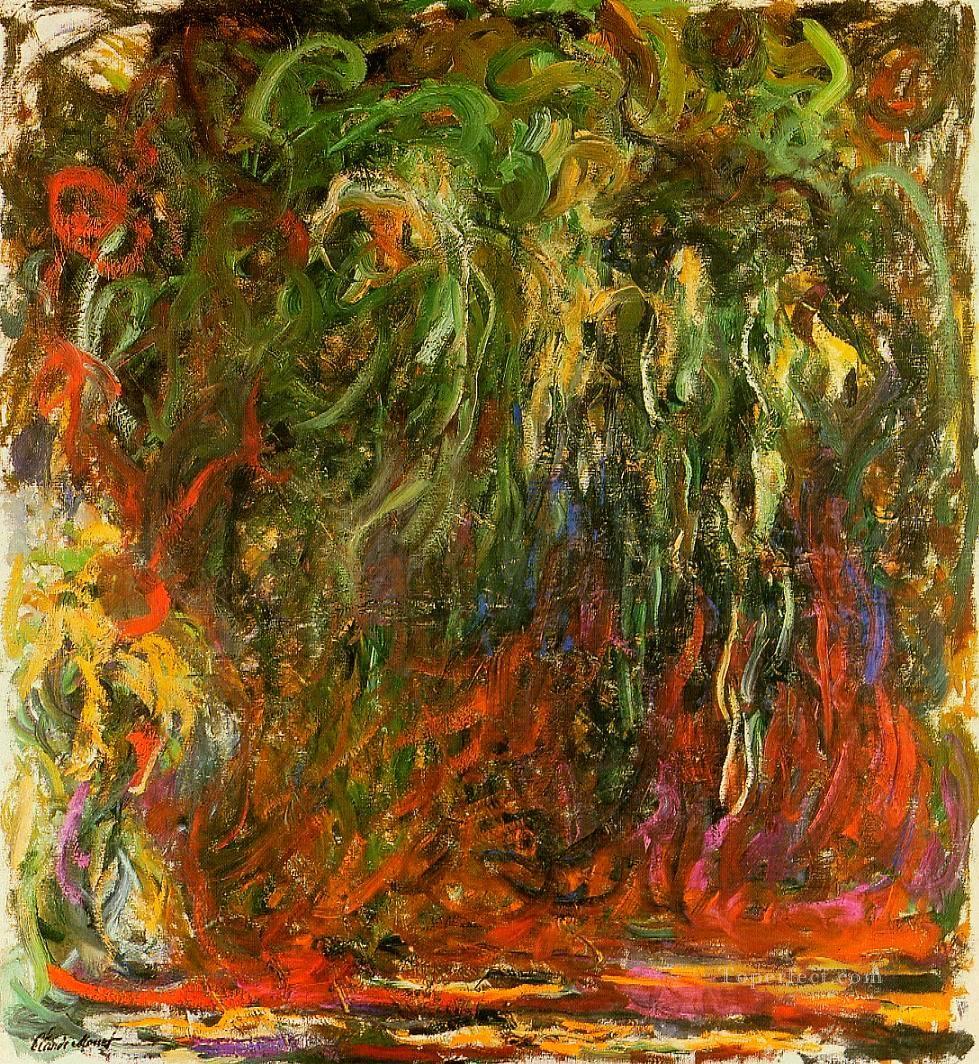 Weeping Willow Giverny Claude Monet Impressionism Flowers Oil Paintings
